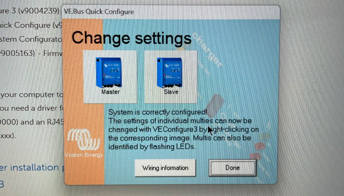 Installation Settings Campervan