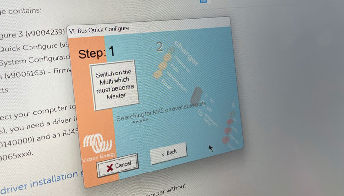 Installation Settings Campervan