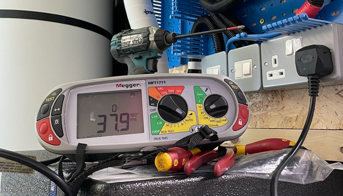 Campervan electrical testing