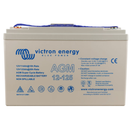 12V/125Ah AGM Super Cycle Battery
