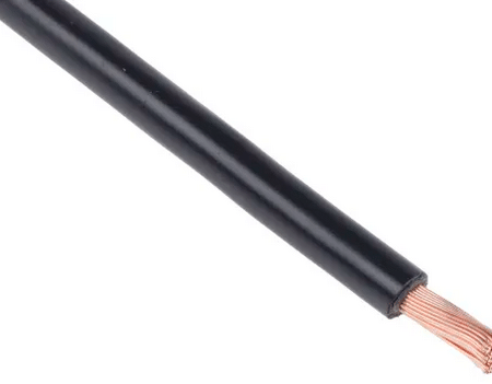 16mm2 Black Battery Cable, Flexible, per Metre