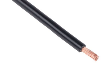 25mm2 Black Battery Cable, Flexible, per Metre