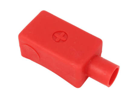 Battery Terminal Cover Straight Red + Positive BTC1-R