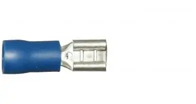 Blue Female Spade 4.8mm/0.8mm Single Unit WT4