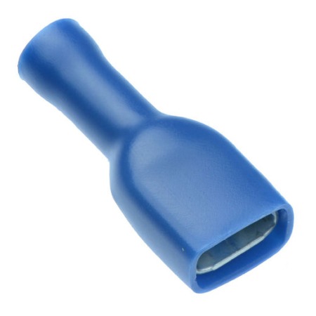 Blue Female Spade 6.3mm/0.8mm F/Insulated Single Unit WT12