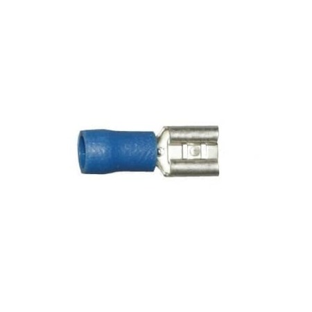 Blue Female Spade 6.3mm/0.8mm Single Unit WT5