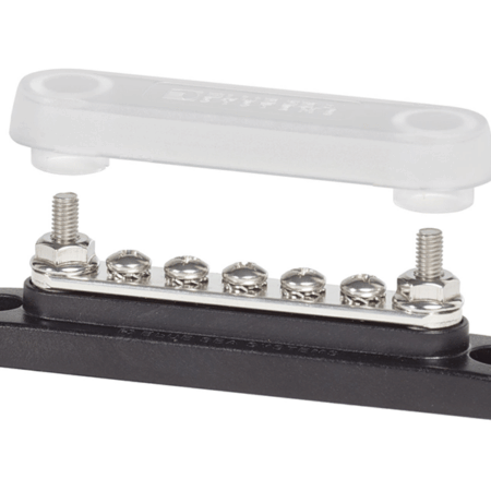 Blue Sea Common 100A Mini BusBar - 5 Gang with Cover - 2314B-BSS