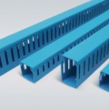 Blue Slotted Trunking