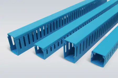 Blue Slotted Trunking