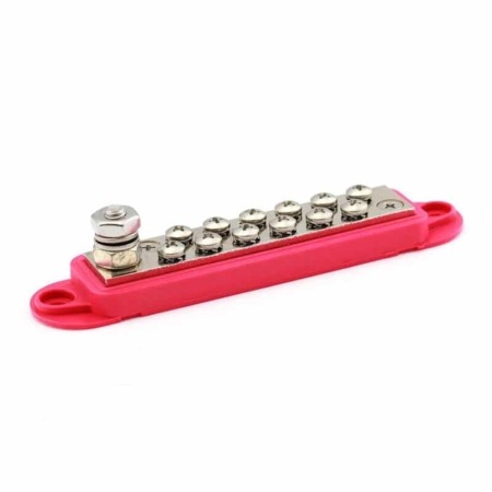 Busbar 12 Points Red M6 7712N0N02-1