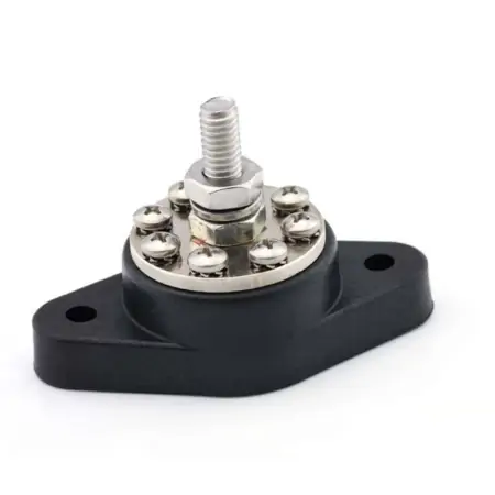 Busbar 8 Points Black M8 77831N14-1