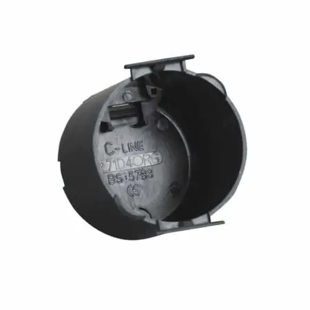 C-Line Circular Back Box - Dark Grey - ( 40 ) PO296