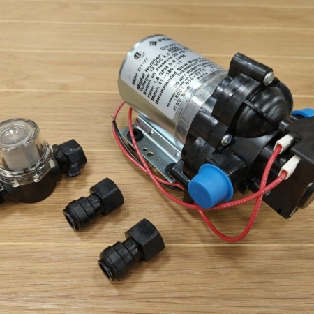 Complete Shurflo Trail king 7L 20 PSI Water pump Kit