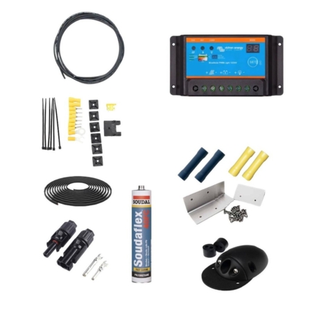 Complete Solar Wiring Kit - 125W - 200W BlueSolar PWM