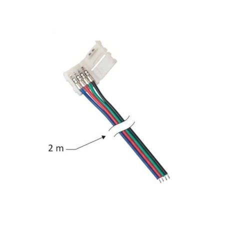 Connector for 10 mm RGB LED strips MO-LF10-2M-RGB-D1