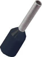 Cord End 6.0mm Black German T-Range Single Unit CE6.0B