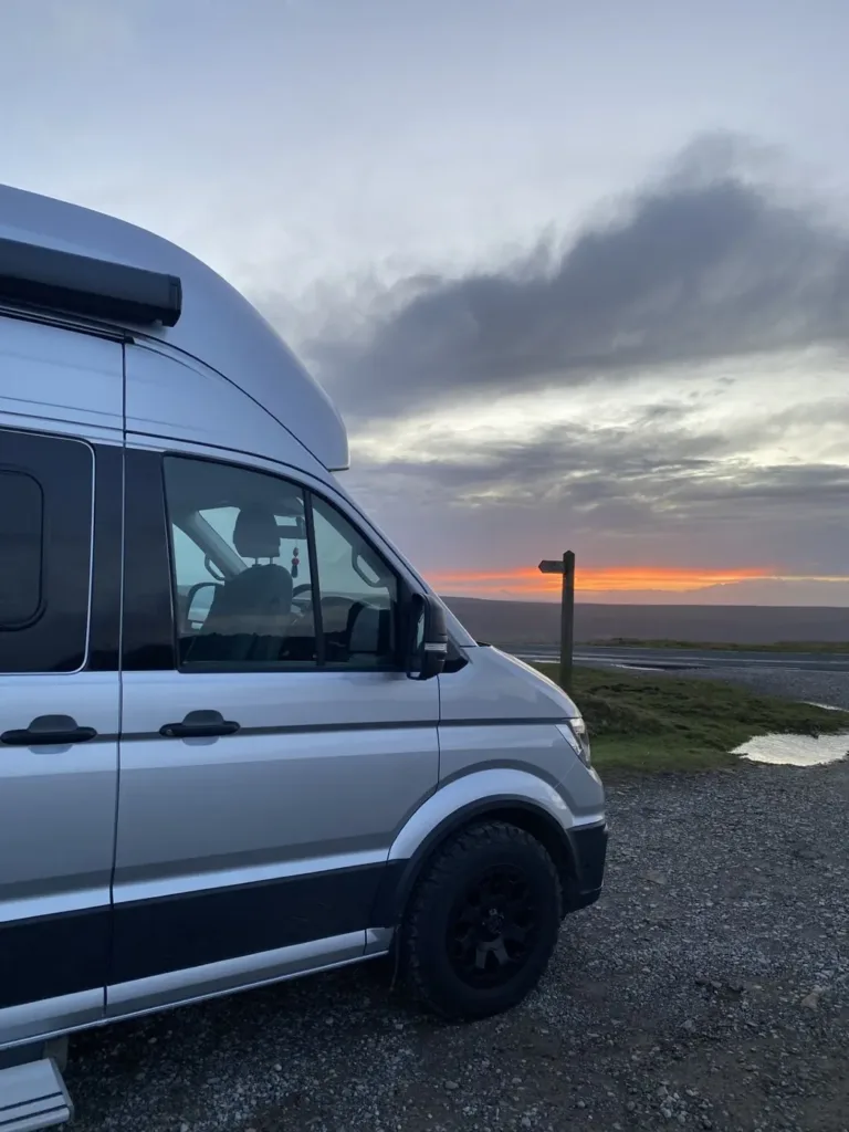 Darren and Cath's VW Grand California at Blakey Ridge, North Yorkshire