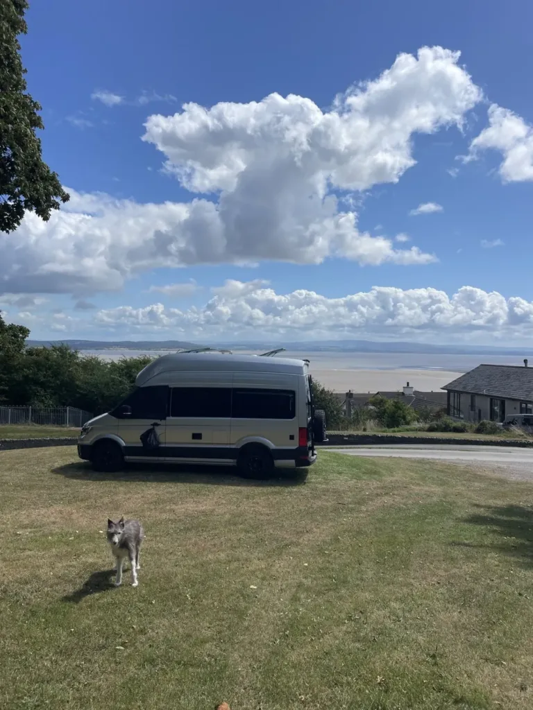 Darren and Cath's VW Grand California at Grange-over-Sands, Cumbria