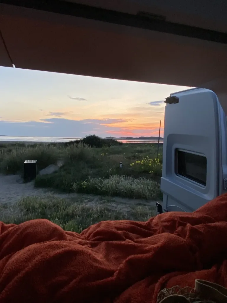 Darren and Cath's VW Grand California at Instow, Devon