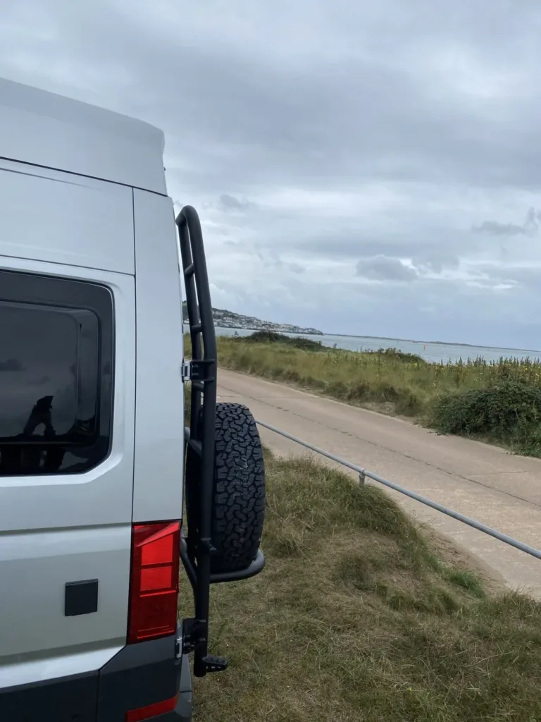 Darren and Cath's VW Grand California at Instow, Devon