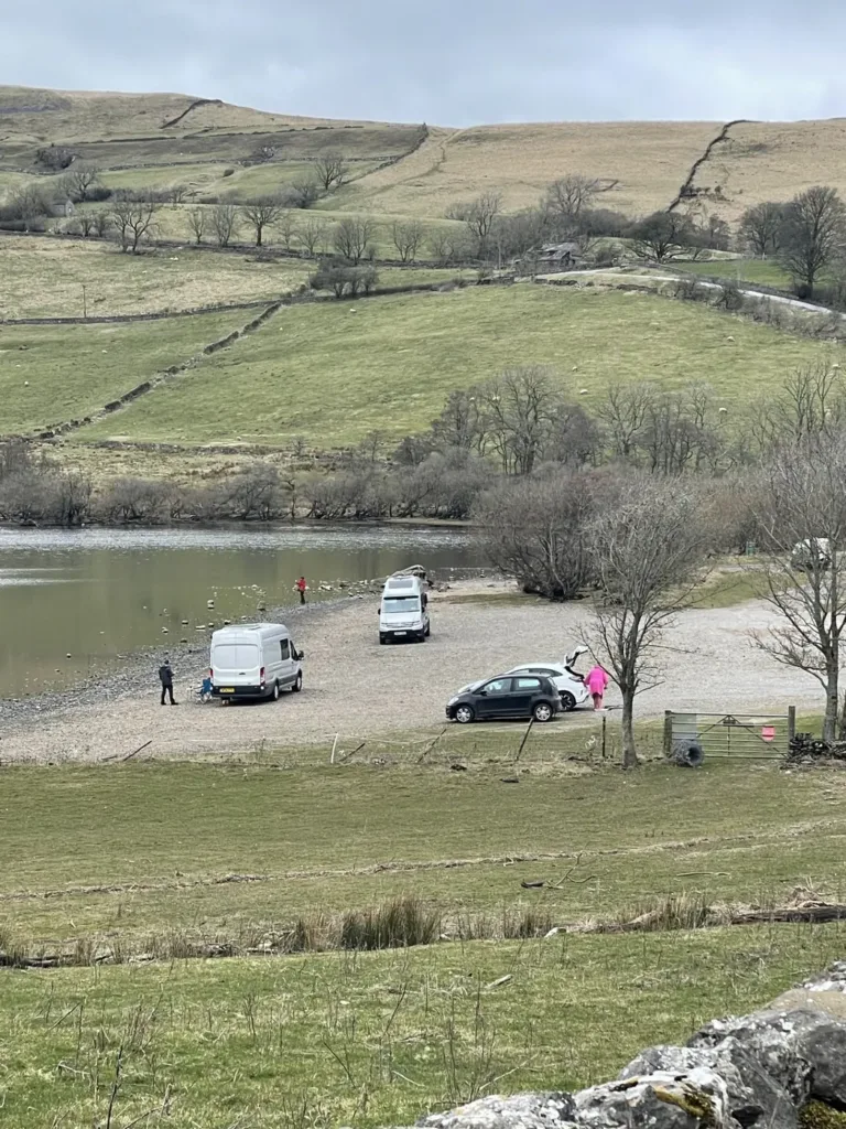 Darren and Cath's VW Grand California at Semer Water, North Yorkshire