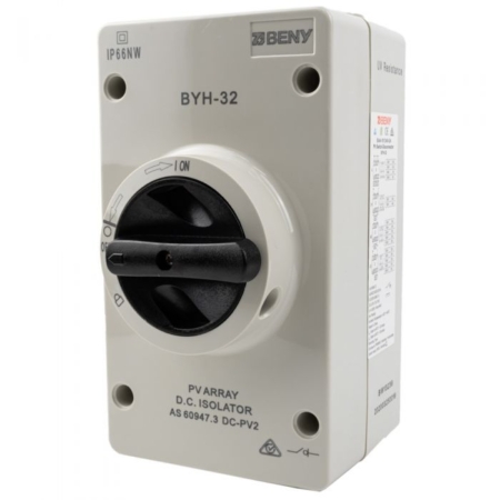 DC Isolator Switch for Solar PV, 1000V 32A, IP66 (ZJBENY)