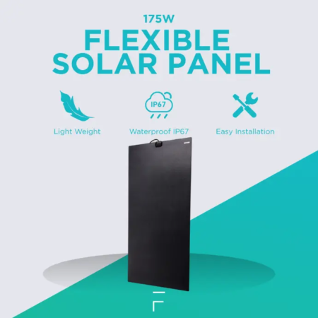 FOXYGEN - 175W ETFE Semi Flexible Solar Panel 1490 x 590 x 2.5mm - LL-RX171W