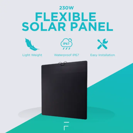 FOXYGEN - 230W ETFE Semi Flexible Solar Panel 1200 x 990 x 2.5mm