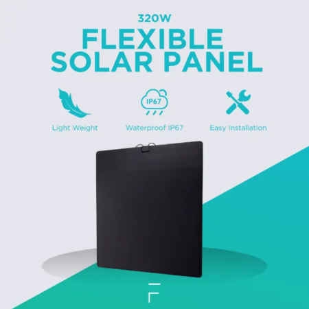 FOXYGEN - 320W ETFE Semi Flexible Solar Panel 1400 x 1150 x 2.5mm
