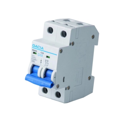 Gacia 16 Amp Double Pole MCB - L215GA