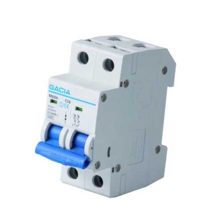 Gacia 16 Amp Double Pole MCB - L215GA