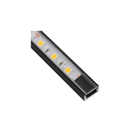 LED Profile LINE MINI 2m ( Black/Transparent ) PROFIL-LINEM-TR-2M-C