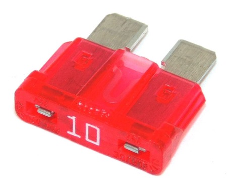 Mini Blade Fuse 10a Red Single Unit FU6-10