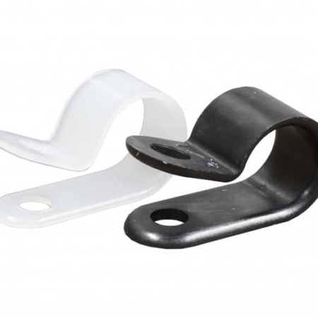 P-Clip Nylon Black 9.5mm ( 3/8" ) Single Unit PC104-B