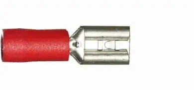 Red Female Spade 4.8mm/0.8mm Single Unit WT2