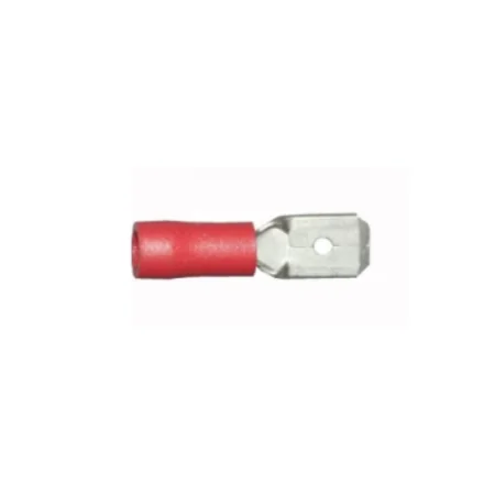 Red Tab Male 6.3mm Single Unit WT58