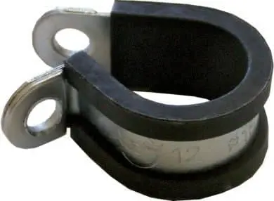 Rubber Lined P-Clip 13mm ( Single ) PC13