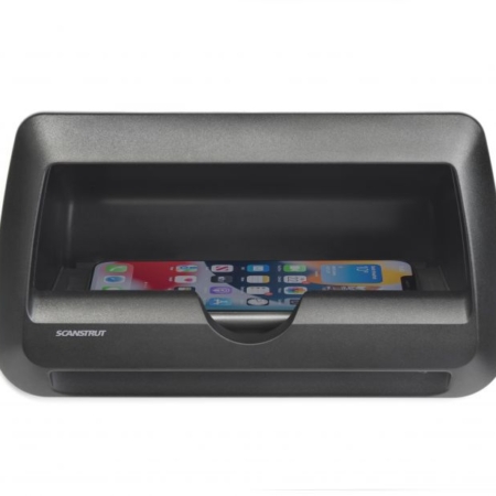 Scanstrut Waterproof Wireless Charger - Cove 3 Coil 15W phone charging pocket 12/24V SC-CW-9GT