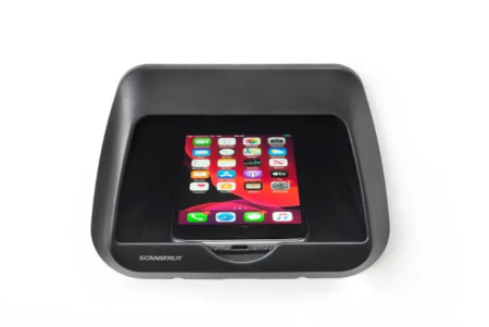 Scanstrut Waterproof Wireless Charger - Nest 3 Coil 15W phone charging pocket 12/24V SC-CW-6GT
