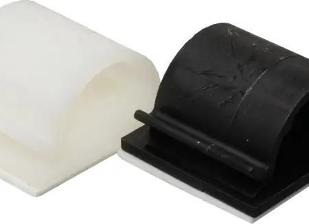 Self Adhesive Cable Clip 16mm White ( Single ) CCP3-W