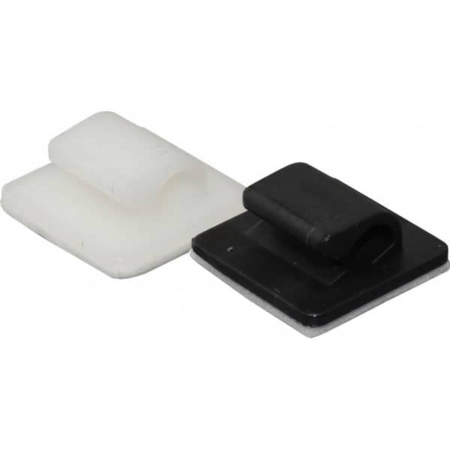 Self Adhesive Cable Clip 6mm Black ( Single ) CCP1-B