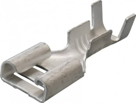 Uninsulated Spade 6.3mm ( 2.5mm cable ) Single Unit WT85