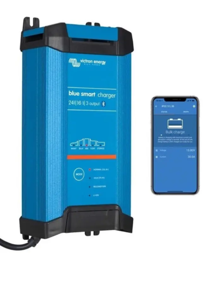 Victron Energy Blue Smart IP22 Charger 24/16(3) 120V NEMA 5-15 BPC241648102