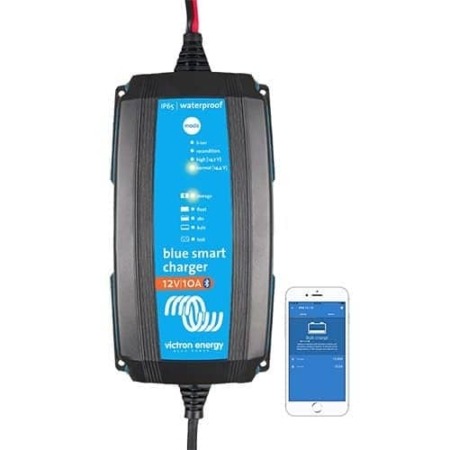 Victron Energy Blue Smart IP65 Charger 12/10(1) 120V NEMA 1-15P Retail BPC121031104R