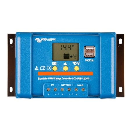 Victron Energy BlueSolar PWM-LCD & USB 12/24V-30A SCC010030050