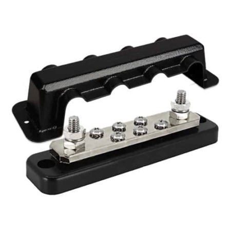 Victron Energy Busbar 250A 2P with 6 screws & cover VBB125020620