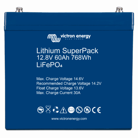 Victron Energy Lithium SuperPack 12.8V 60Ah (M6) – BAT512060705
