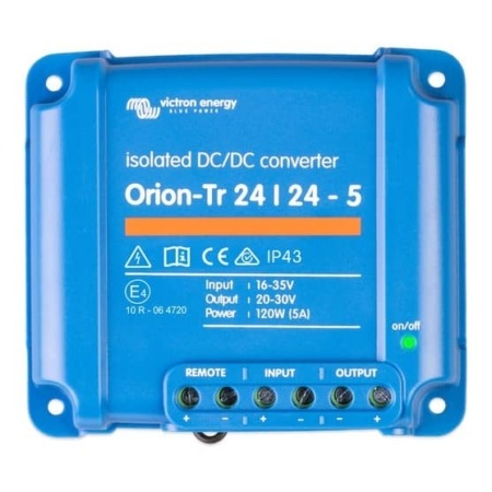 Victron Energy Orion-Tr DC-DC converter 24/24-5A (120W) Isolated Retail ORI242410110R