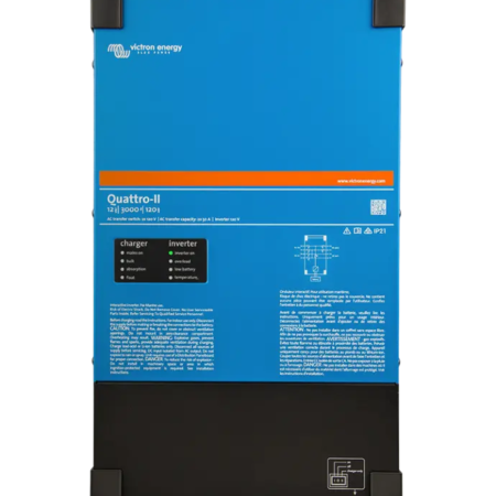 Victron Energy Quattro-II 12/3000/120-50/50 2x120V QUA122305130