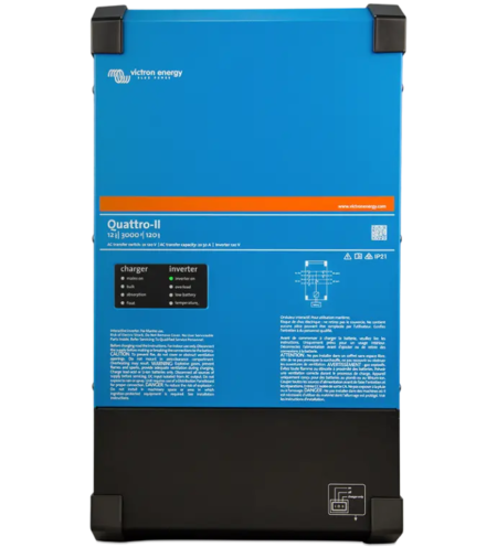 Victron Energy Quattro-II 12/3000/120-50/50 2x120V QUA122305130